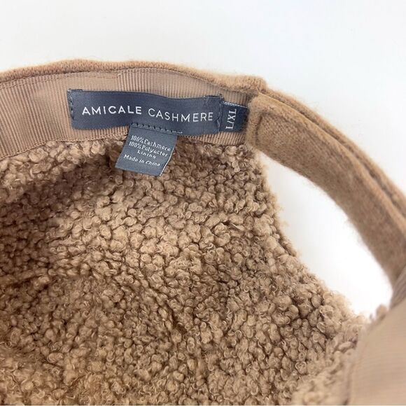 Amicale Cashmere Knit Cashmere Baseball Cap Size L/XL main image 11